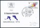 1975/76 ÖSTERREICH, Sonderstempel: 6010 INSSBRUCK, XII. OLYMP. WINTERSPIEL = Piktogramme Eishockey, Eiskunstlaufen Etc., - Other & Unclassified