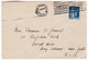 M273 France Lettre Maritime 1934 French Line PAQUEBOT NEW YORK 18 - Maritime Post