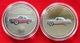 Suriname Set Of 2 Coins: 100 Guilders 1996 "USA Thunderbird 1956, 1957" UNC - Surinam 1975 - ...