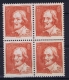 France : Yv Nr  306 4-block Postfrisch/neuf Sans Charniere /MNH/**   1935 - Unused Stamps