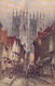 York England - From Original Watercolor Drawing By Tom Dudley - J.W. Ruddock - 2 Scans - Paintings