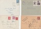 LOT DE 10 LETTRES AFFRANCHISSEMENT DIVERS DES ANNEES 1910 -1958 - 1921-1960: Moderne