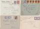 LOT DE 10 LETTRES AFFRANCHISSEMENT DIVERS DES ANNEES 1940 ET 1950 - 1921-1960: Moderne