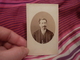 PHOTO ORIGINALE 19EME CDV   PORTRAIT HOMME MOUSTACHE Photo Grillet&cie NAPLES - Personnes Anonymes