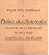 Chatelaillon-plage (17 Charente Maritime) Horaire Des Marées 1930 Offert Par PALAIS DES SOUVENIRS  (PPP12828) - Europe