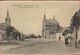 Hemixem Hemiksem Gemeentehuis Kerk Geanimeerd ZELDZAAM 1923 - Hemiksem