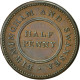 Monnaie, Grande-Bretagne, Rose Copper Company, Halfpenny Token, 1811 - Sonstige & Ohne Zuordnung