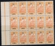 Oceanie Yv 45 Block De 25  Postfrisch/neuf Sans Charniere /MNH/** - Unused Stamps