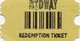 REDEMPTION TICKET GREAT CANADIAN MIDWAY Niagara Falls CANADA - Billets De Loterie