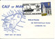 Great Britain Special Cover FDC Calf Of Man Royal Visit 2-8-1972 H.M.Y. Douglas - Isle Of Man With Cachet And Minisheet - Covers & Documents