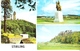 STIRLING - Mehrbildkarte: Wallace Monument / Castle / King Robert The Bruce Statue - Stirlingshire