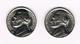 U.S.A.  2 X 5 CENTS  JEFFERSON  1983 D + 1983 P - 1938-…: Jefferson