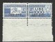 1954 Italia Italy Trieste A  CAVALLINO 1000 LIRE Azzurro Oltremare MNH**  Pacchi Postali Parcel Post - Postal And Consigned Parcels