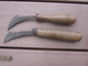 LOT OUTILS ANCIENS DE RELIURE DE LIVRES - Knives/Swords