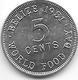 Belize 5 Cents 1981 FAO Km 64  Bu - Belize