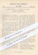 Original Patent - Oscar Kleinlogel , Wildbad / Württemberg 1880 , Nasspresse An Papiermaschine | Papier , Presse , Pappe - Historical Documents