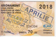 Moldova , Moldavie , Chisinau ,  Trolley & Bus  Ticket ,  Monthly Pass , April,  2018 , Used - Other & Unclassified