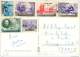 San Marino - Beautiful Stamps On Postcard 1952 - Saint-Marin