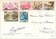 San Marino - Beautiful Stamps On Postcard 1952 (2) - Saint-Marin