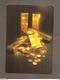 GOLD MAPLE LEAF COINS AND OTHER GOLD BULLION PRODUCTS CARTOLINA   NON VIAGGIATA - Coins (pictures)