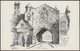 St Ann's Gate From The Close, Salisbury, Wiltshire, 1904 - R R Edwards Postcard - Salisbury
