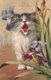 CHAT Illustrateur BOULANGER  Langage Des Fleurs  IRIS - Katten