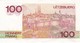 BILLETE DE LUXEMBURGO DE 100 FRANCS DEL  AÑO 1980 SERIE C (BANKNOTE) - Luxemburgo