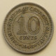 Malaya - 10 Cents - 1948 - George VI - Very Fine - Malaysia