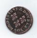 Henri III Double Tournois 1643 Cuivre - 1610-1643 Luis XIII El Justo