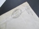 USA 1916 Zensurbeleg Boston - Basel. Weitergeleitet. USA Marke Mit Perfin / Lochung! Ouvert 202 Par L'Autorite Militäre - Cartas & Documentos