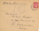 IRIS OBL " CAMP DE GURS PYRÉNÉES ORIENTALES 11/9/41 " + CENSURE N°3 VIOLETTE - LETTRE > ST ETIENNE LOIRE - INTERNÉ WW2 - Guerre Mondiale (Seconde)