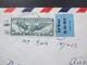 USA 1941 Luftpost / Air Mail Nach Aussig Adolf Hitler Strasse Sudetengau. Zensurbeleg OKW Zensur - Storia Postale