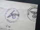 USA 1940 Nr. 281 EF Syracuse Luftpost / Air Mail Nach Pforzheim. Zensurbeleg. OKW Zensur - Lettres & Documents
