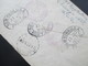 USA 1927 Flugpostmarke Nr. 306 MiF Registered No 594015. 8 Stempel - Briefe U. Dokumente