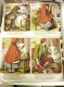 SERIE DE 8 GRANDES CHROMOS EN TISSUS : LE PETIT CHAPERON ROUGE EN ANGLAIS THE RED LTTLE HOOD ENGLAND - Other & Unclassified