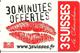 CODECARD-FT-30MN-3 SUISSES-LEVRE ROUGE/31/12/2002/Non GRATTE-610000exTBE - FT Tickets