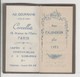 Calendriers - PF_ 1922  Carton Décoré   (TTB) 4x 7.5 Cm - Groot Formaat: ...-1900