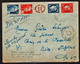 FRANCE (Centenaire Du Timbre) Bande Complète N°833A Obl Beausoleil Le 28/05/1949, Lettre Recommandée Provisoire......... - 1921-1960: Période Moderne