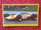 ANTIGUO CROMO DANONE COLECCIÓN GRAN PRIX FORD F1 FÓRMULA 1 G. P. DE BÉLGICA FRANCORCHAMPS 1968 BRUCE MCLAREN MCLAREN M7A - Otros & Sin Clasificación