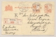 Nederlands Indië - 1923 - 12,5 Cent Briefkaart + 20 Cent Opdrukzegel AANGETEKEND Van Bandoeng Naar Hengelo / NL - India Holandeses