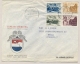 Nederlands Nieuw Guinea - 1956 - Lepra Serie 1e Dag / FDC Op Cover Van Sorong/2 Naar Breda / Nederland - Nederlands Nieuw-Guinea