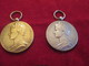 2 Médailles Du Travail /R F/Ministère Du Travail Et De La Sécurité Sociale/PICHON/Argent Et Or/Années 1950        MED213 - Francia
