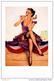 Pin Ups Of GIL ELVGREN Postcard RPPC - (87) One For The Money, 1954 - Size 15x10 Cm.aprox. - Pin-Ups