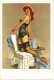 Pin Ups Of GIL ELVGREN Postcard RPPC - (225) Years 1940's,1950's And 1960's - Size 15x10 Cm.aprox. - Pin-Ups