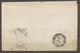1862 Lettre N°14 Petit Chiffre Taxée 10c . A VOIR. Signée Baudot. X1367 - 1859-1959 Lettres & Documents