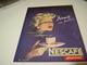 ANCIENNE PUBLICITE CAFE NESCAFE DECAFEINE 1957 - Affiches