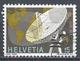 Switzerland 1973. Scott #555 (U) Earth Satellite Station, Leuk, World Map * - Oblitérés