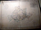 21 SAULIEU GRANDE CARTE 19 ° DU CANTON DE SAULIEU AVEC LES COMMUNES 1856  72 X 53 CM  BON ETAT DECORATIVE - Cartes Géographiques