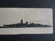 DESSIN Silhouette Encre De Chine  Marine Allemande  / J. DALLOZ -Croiseur Léger Leipzig + Admiral Scheer Cuirassé - Bateaux