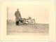 Photo D'une Moto Et Motocycliste Prises En Bretagne A Kerpathe (?) En 1955 - Places